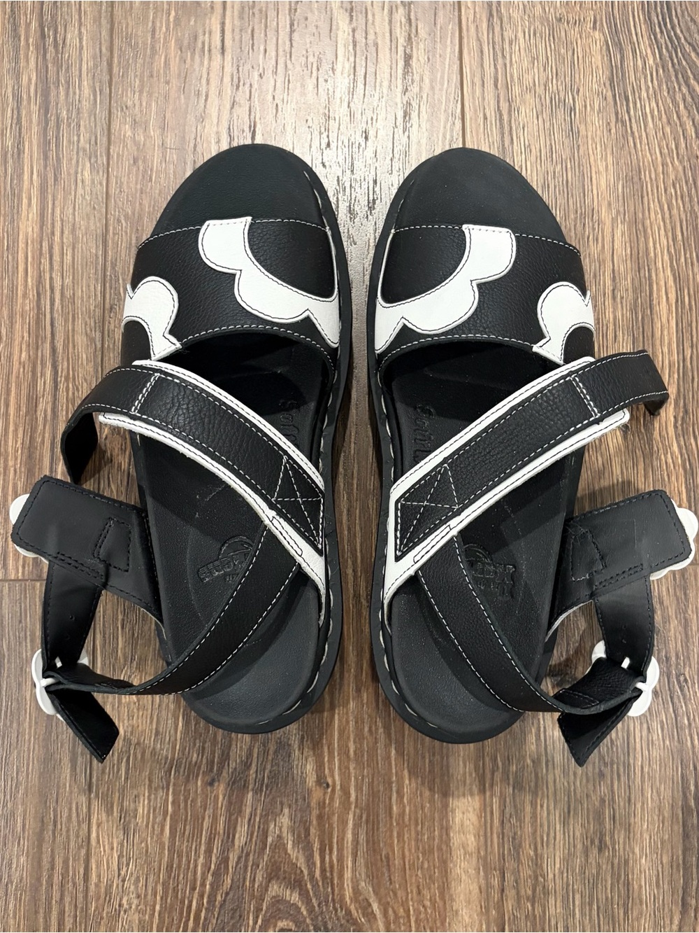 Dr Martens Voss Pisa Floral Leather Sandals